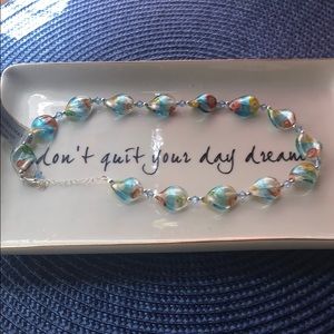 Belk Silverworks Sterling Murano Glass Necklace
